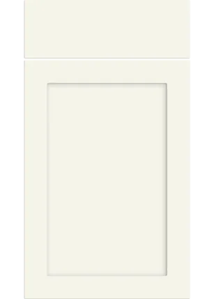 Oakham door in Supermatt White Grey