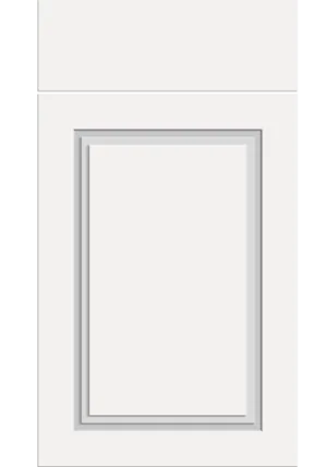 Paris door in Supermatt White