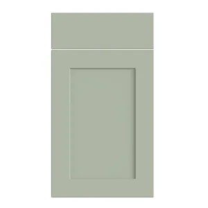 Richmond door in Matt Sage Green