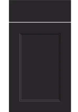 Rowen door in Matt Black
