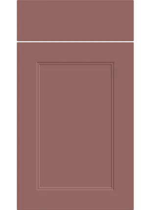 Rowen door in Supermatt Rusty Red