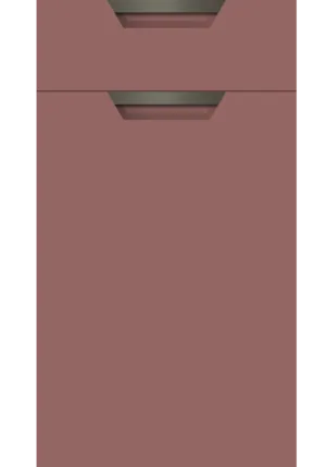 Segreto door in Supermatt Rusty Red