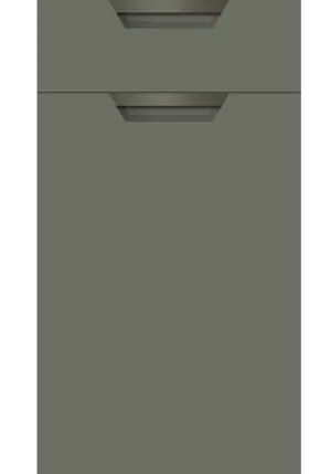 Segreto door in Supermatt Smoke Green