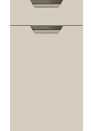 Segreto door in Supermatt Taupe Grey