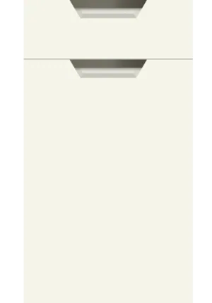 Segreto door in Supermatt White Grey