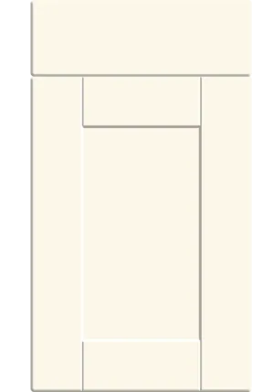 Shaker door in Antique White