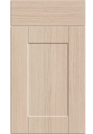 Shaker door in Light Vicenza Oak