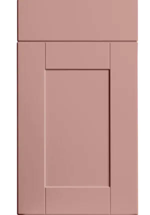 Shaker door in Matt Blush Pink