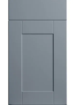 Shaker door in Matt Denim