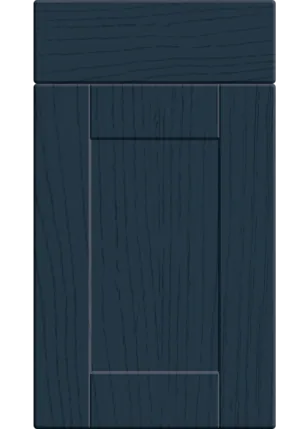 Shaker door in Paintflow Matt Indigo Blue