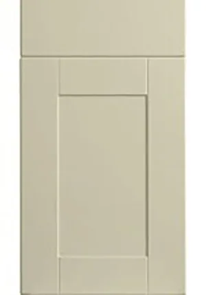Shaker door in Supermatt Alabaster