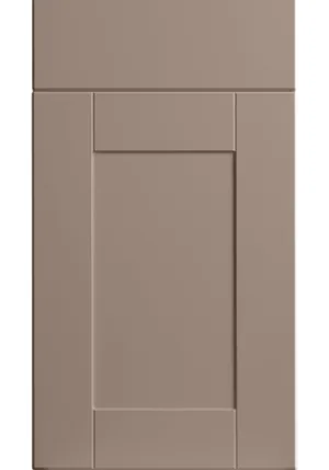 Shaker door in Supermatt Cashmere