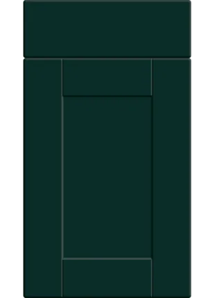 Shaker door in Supermatt Fir Green