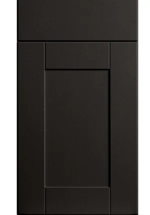 Shaker door in Supermatt Graphite