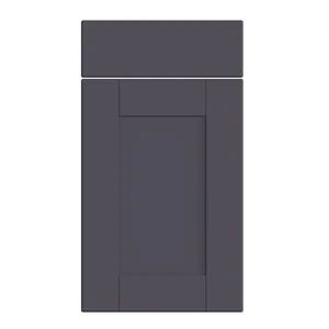 Shaker door in Supermatt Indigo Blue