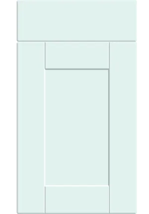 Shaker door in Supermatt Scandinavian Blue