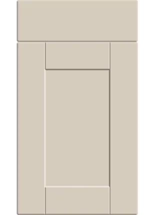Shaker door in Supermatt Taupe Grey
