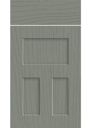Stratford door in Paintflow Matt Sage Green