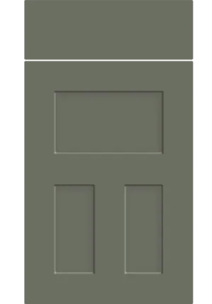 Stratford door in Supermatt Smoke Green