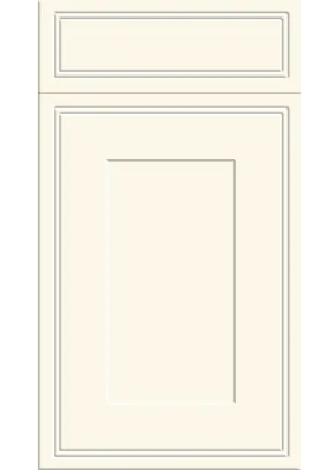 Tullymore door in Antique White