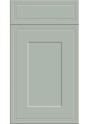 Tullymore door in Matt Pistachio Green