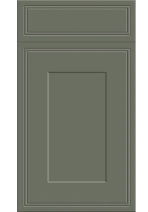 Tullymore door in Supermatt Smoke Green