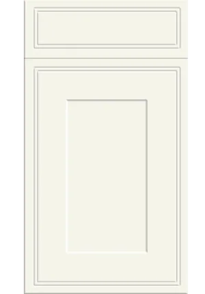 Tullymore door in Supermatt White Grey