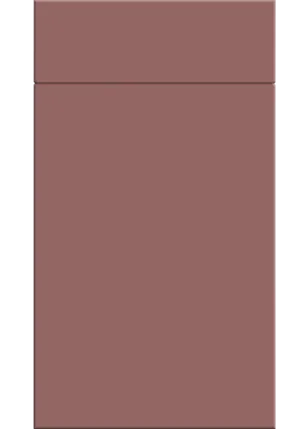 Venice door in Supermatt Rusty Red
