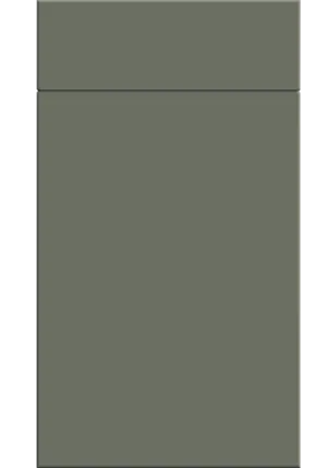 Venice door in Supermatt Smoke Green
